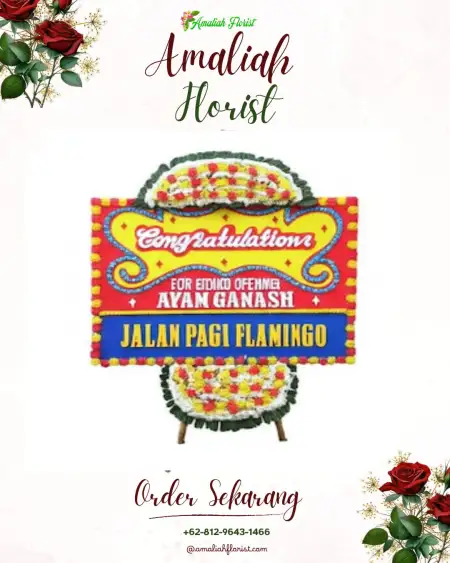 Sewa Papan Bunga Melagi